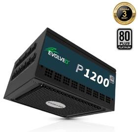 Zdroj Evolveo P1200 80+ Platinum, 1200W, ATX 3.1 černý

 obrázek produktu 1 z 12