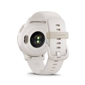 Chytré hodinky Garmin vívoactive 5 - Cream Gold / Ivory Silicone Band 

