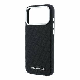 Kryt na mobil Karl Lagerfeld PU Grained Allover Semi Wrap Magsafe na Apple iPhone 18 Pro černý

 obrázek produktu 1 z 6