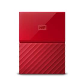 Externí pevný disk 2,5" Western Digital 1TB červená barva
