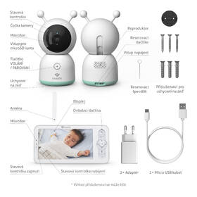 Dětská elektronická chůva TrueLife NannyCam R7 Dual Smart 

 obrázek produktu 4 z 14