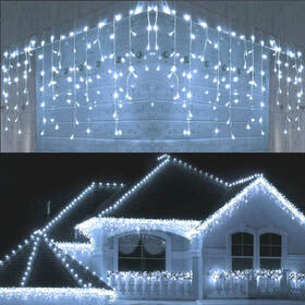 Vánoční osvětlení ColorWay venkovní, 192 LED, 220V AC, 6× 0,6m, studená bílá 

 obrázek produktu 11 z 19