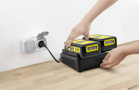 Nabíječka Kärcher 18 V Dual 2.445-028.0 

 obrázek produktu 4 z 4