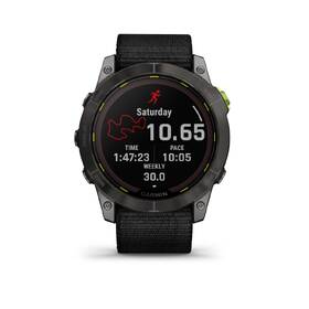 Chytré hodinky Garmin Enduro 2 PRO Sapphire Solar - Carbon Gray Titanium / Black UltraFit Nylon Band 

 obrázek produktu 2 z 8