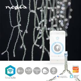 Vánoční osvětlení Nedis SmartLife LED, Wi-Fi, Studená Bílá, 400 LED, 8 m, Android / IOS 

 obrázek produktu 1 z 8