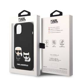 Kryt na mobil Karl Lagerfeld and Choupette Liquid Silicone na Apple iPhone 14 Plus černý

 obrázek produktu 4 z 4
