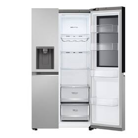 Americká lednice LG GSGV80PYLD stříbrná barva
