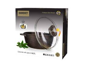 Kastrol s poklicí BANQUET Premium Dark Brown 

 obrázek produktu 1 z 3