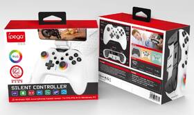 Gamepad iPega 9111B Bluetooth RGB pro Android/iOS/PS3/PS4/PC/N-Switch bílá barva

