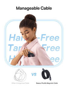 Kabel Baseus PicoGo magnetic USB-C/USB-C 1m 240W černý

 obrázek produktu 3 z 9