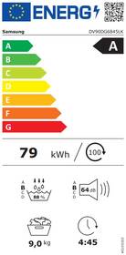 Set výrobků Samsung WW90DG6U85LKU4 + DV90DG6845LKU4 bílá barva
