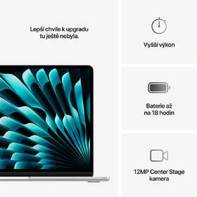 Notebook Apple 13" M4 10× GPU, 24GB, 512GB - stříbrný CZ 
