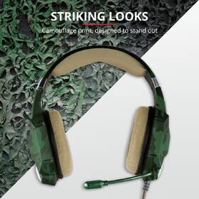Headset Trust GXT 322C Carus - jungle camo 

 obrázek produktu 9 z 11