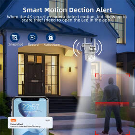 IP kamera IMMAX NEO LITE SMART Security DOUBLE , 355° 90°, Wi-Fi, Tuya bílá

 obrázek produktu 7 z 12