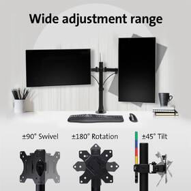 Držák KENSINGTON SmartFit Ergo dvojramenný držák monitorů černý

 obrázek produktu 5 z 5