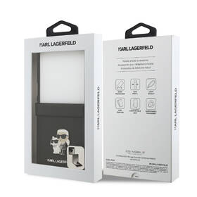 Kryt na mobil Karl Lagerfeld PU Saffiano Karl and Choupette na Samsung Galaxy Z Flip 7 černý

 obrázek produktu 7 z 7