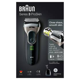 Holicí strojek Braun Series 3-3090 Clean&Charge černý/šedý

 obrázek produktu 6 z 7