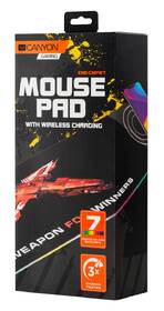 Podložka pod myš Canyon QI bezdrátovým nabíjením 5W, RGB, 80 x 30 xm černá

 obrázek produktu 2 z 2