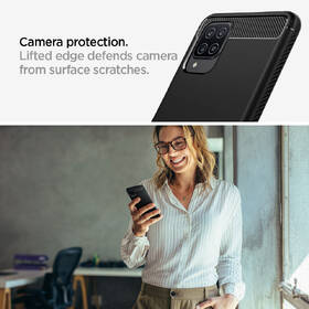 Kryt na mobil Spigen Rugged Armor na Samsung Galaxy A12 černý

 obrázek produktu 7 z 7
