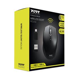 Myš PORT CONNECT Silent USB-A/USB-C černá

 obrázek produktu 4 z 4