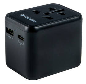 Cestovní adaptér Verbatim UTA-02 s 1 x USB-C PD 20W / 1 x USB-A QC 3.0 černý

 obrázek produktu 5 z 6