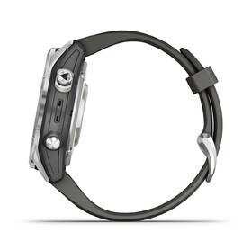 Chytré hodinky Garmin fenix 7S Pro Glass Solar - Silver / Black Silicone Band 

 obrázek produktu 8 z 9