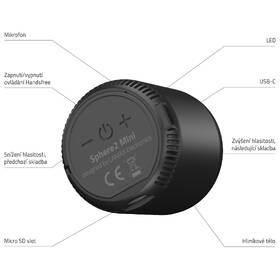 Přenosný reproduktor LAMAX Sphere2 Mini, USB-C černý

 obrázek produktu 1 z 6