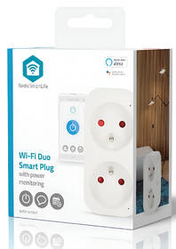 Chytrá zásuvka Nedis SmartLife, měřič spotřeby, dálkově ovladatelná, Wi-Fi, IP21, 3680 W bílá

 obrázek produktu 11 z 11