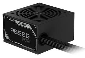 Zdroj GIGABYTE P650G 650W PCIE 5.1, 80PLUS Gold černý

 obrázek produktu 2 z 4