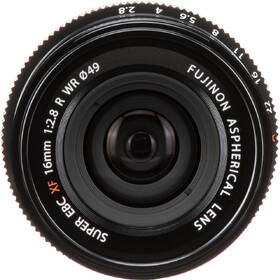Objektiv Fujifilm XF16 mm f/2.8 R WR černý

 obrázek produktu 8 z 9