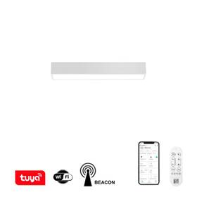 Stropní svítidlo IMMAX NEO LITE LUNGO SMART, 58cm, 20W, 1520lm, s podporou BEACON, Wi-Fi, TUYA bílé

 obrázek produktu 2 z 8