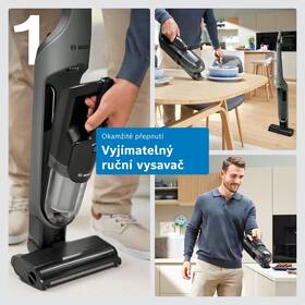 Tyčový vysavač Bosch BHH4GN28 Flexxo 28 Vmax šedý

 obrázek produktu 17 z 18