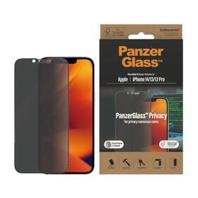 Tvrzené sklo PanzerGlass Privacy na Apple iPhone 14/13/13 Pro s instalačním rámečkem 

 obrázek produktu 4 z 6