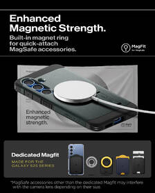 Kryt na mobil Spigen Tough Armor MagSafe na Samsung Galaxy S25+ zelený

 obrázek produktu 16 z 17