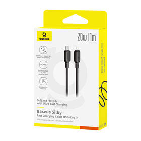 Kabel Baseus Silky USB-C/Lightning, 20W, 1m černý

 obrázek produktu 4 z 5