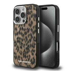 Kryt na mobil Karl Lagerfeld IML Leopard MagSafe na Apple iPhone 16 Pro hnědý

 obrázek produktu 3 z 6