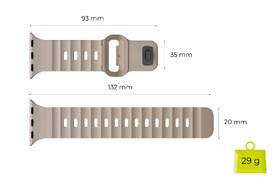 Řemínek Mobile Origin Strap III na Apple Watch 44/45/46/49mm béžový

 obrázek produktu 12 z 13
