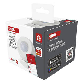 Detektor pohybu EMOS GoSmart PIR senzor, IP20, ZigBee bílý

 obrázek produktu 10 z 10