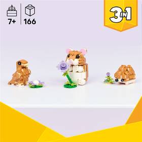 Stavebnice LEGO® Creator 3 v 1 31376 Roztomilý křeček s květinou 

 obrázek produktu 4 z 7