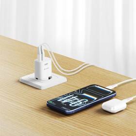 Nabíječka do sítě Swissten EDGE GaN 1x USB-C PD 45W/1x USB-A 18W QC bílá

 obrázek produktu 3 z 5