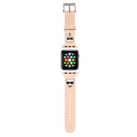 Řemínek Karl Lagerfeld Karl and Choupette na Apple Watch 42/44/45mm růžový

 obrázek produktu 1 z 2