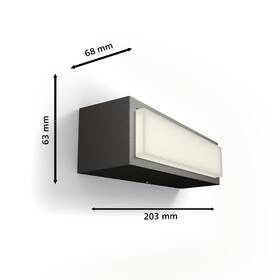 Nástěnné svítidlo Philips Stratosphere, 2700 K antracitové

 obrázek produktu 1 z 5