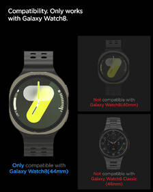 Tvrzené sklo Spigen tR EZ Fit na Samsung Galaxy Watch 8 (40mm) (2 ks) průhledné

 obrázek produktu 4 z 9