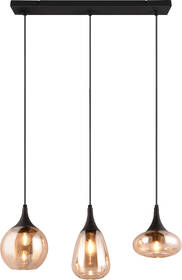 Závěsné svítidlo TRIO LUMINA, 3x E14 černé/sklo

 obrázek produktu 1 z 7