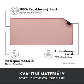 Podložka pod klávesnici a myš Logitech Desk Mat Studio Series. 30 x 70 cm růžová

 obrázek produktu 7 z 11