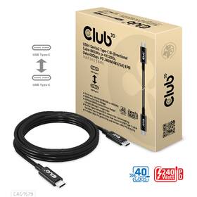 Kabel Club3D USB-C PD, 8K60Hz UHD, 240W, 3m černý

 obrázek produktu 3 z 3