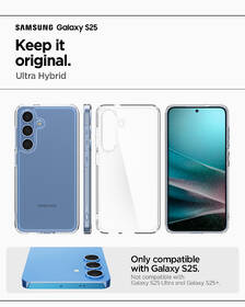 Kryt na mobil Spigen Ultra Hybrid na Samsung Galaxy S25 průhledný

 obrázek produktu 9 z 14