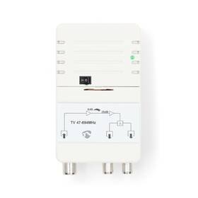 Zesilovač Nedis 25 dB, 3x IEC, ovládání zesílení bílý

 obrázek produktu 1 z 6