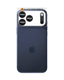Ochranné sklo čočky fotoaparátu Spigen tR EZ Fit Optik Pro XL na Apple iPhone 17 Pro Max černé

 obrázek produktu 2 z 15