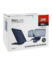 Reflektor Trixline TR-20SC LED Solární 20W 1000lm s pohybovým senzorem černý

 obrázek produktu 4 z 5